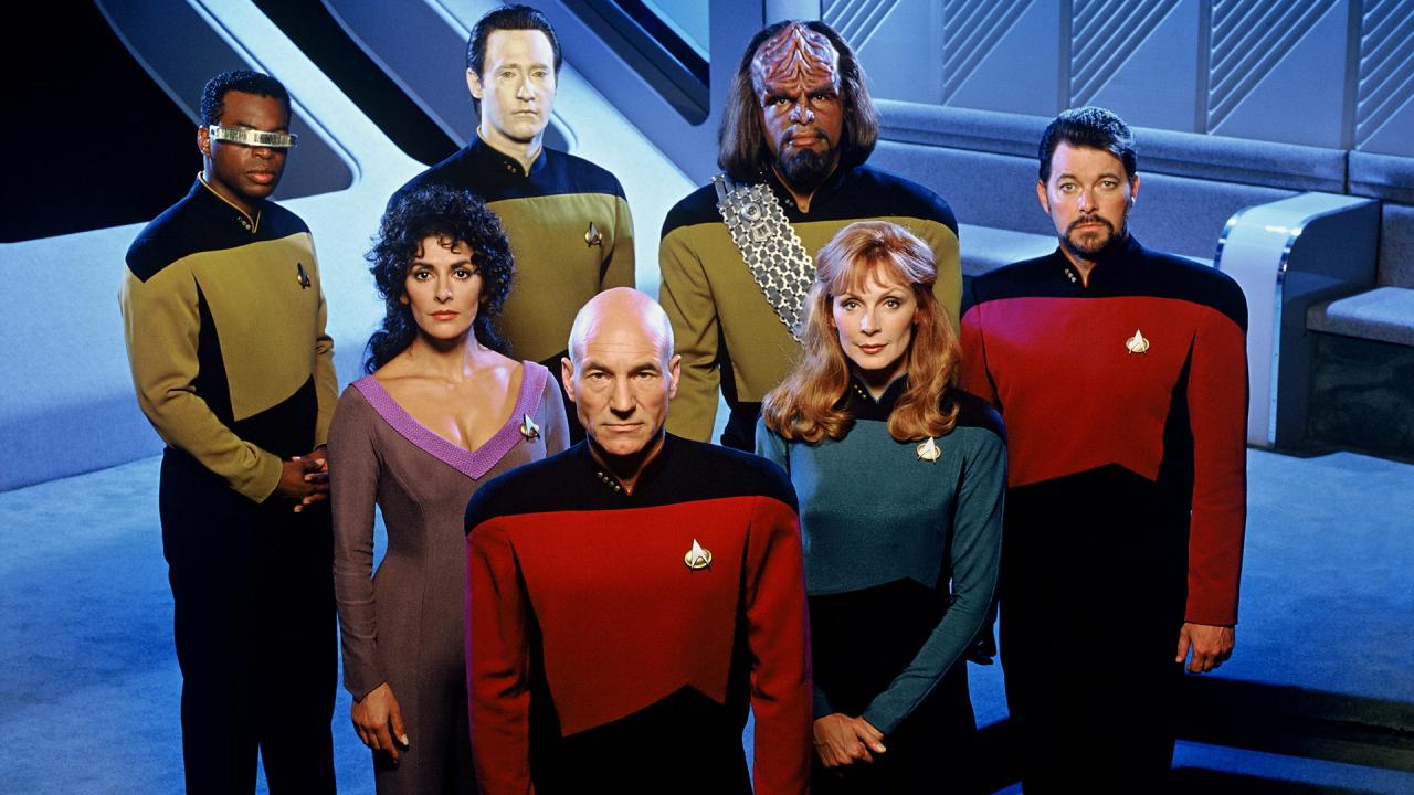Die Crew aus Star Trek: The Next Generation