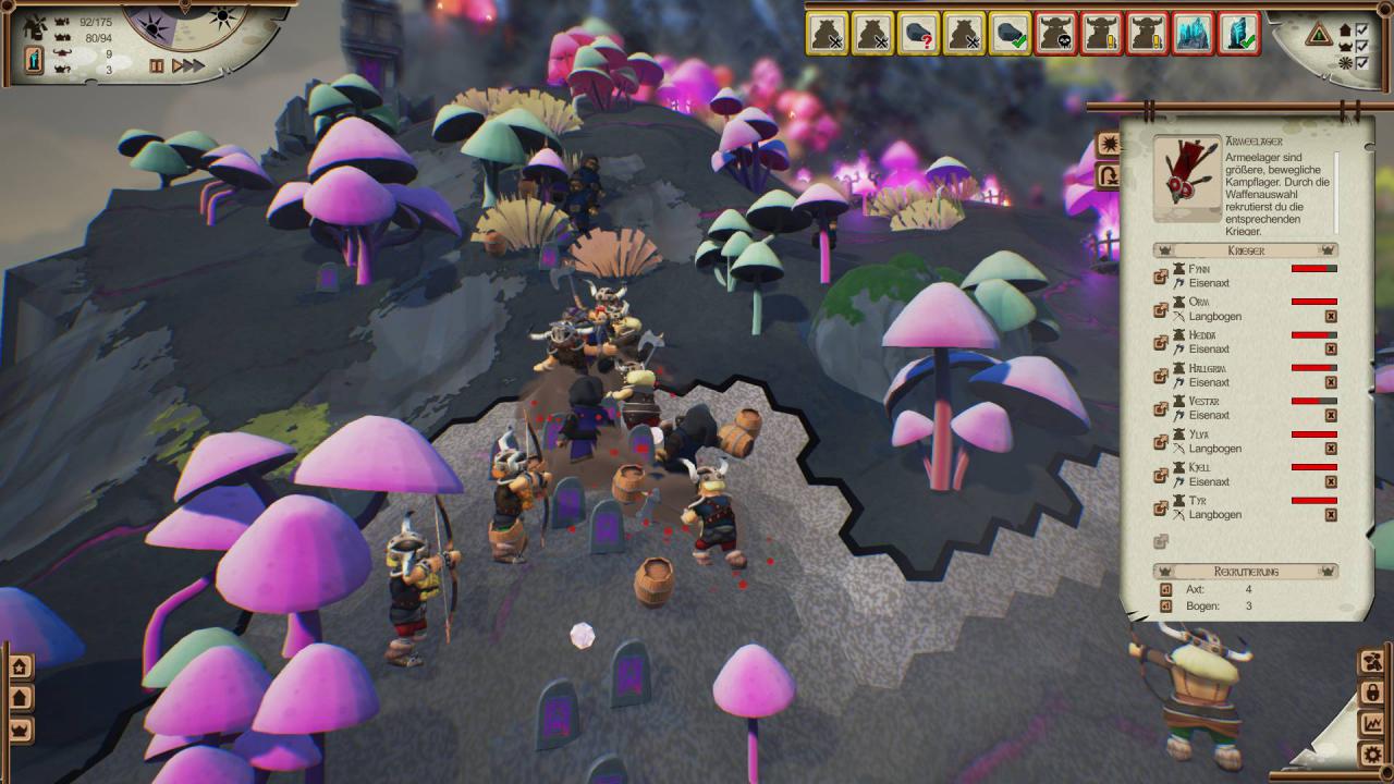[26/11/2015] Mit den Bergzwergen als zusätzliche Gegner im Spiel rückt die Rolle des Militärs in Valhalla Hills etwas mehr in den Mittelpunkt des Geschehens.
