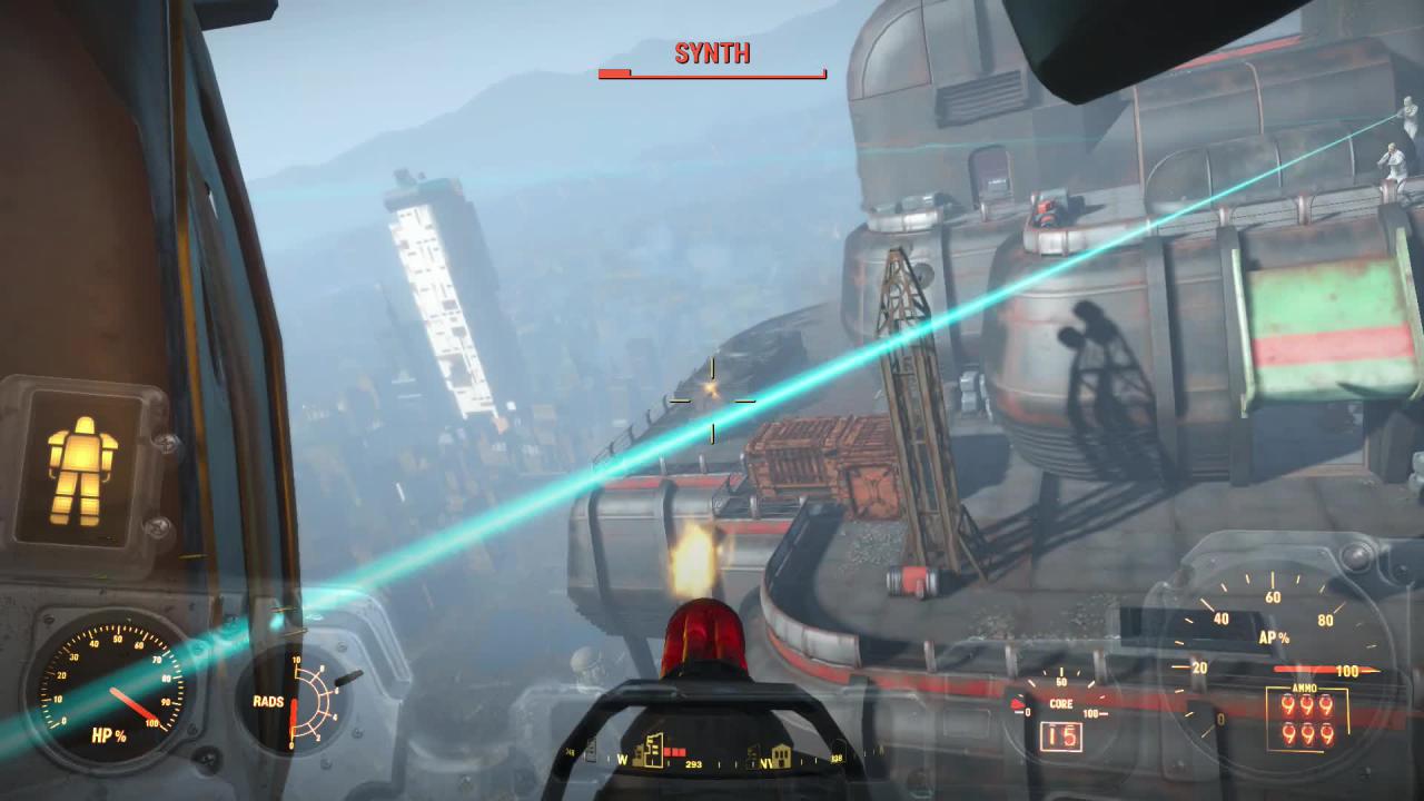 [30/11/2015] Im Anflug auf Mass Fusion nutzt ihr die Minigun des Vertibird.