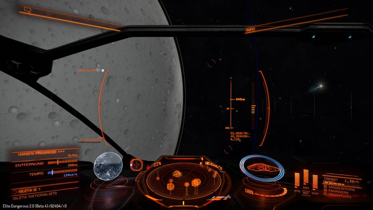 [09/12/2015] Per Orbit-Cruise nähert ihr euch der Oberfläche.