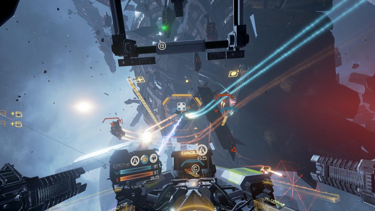 [11/12/2015] Screenshot aus EVE Valkyrie.