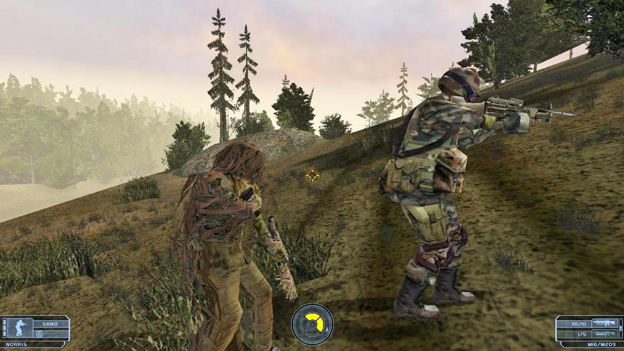 [18/01/2016] 2001: Mit dem ersten Ghost Recon geht Red Storm den eingeschlagenen Weg weiter. Der Titel nimmt die Taktik-Elemente von Rainbow Six auf und bietet größere Außenareale.