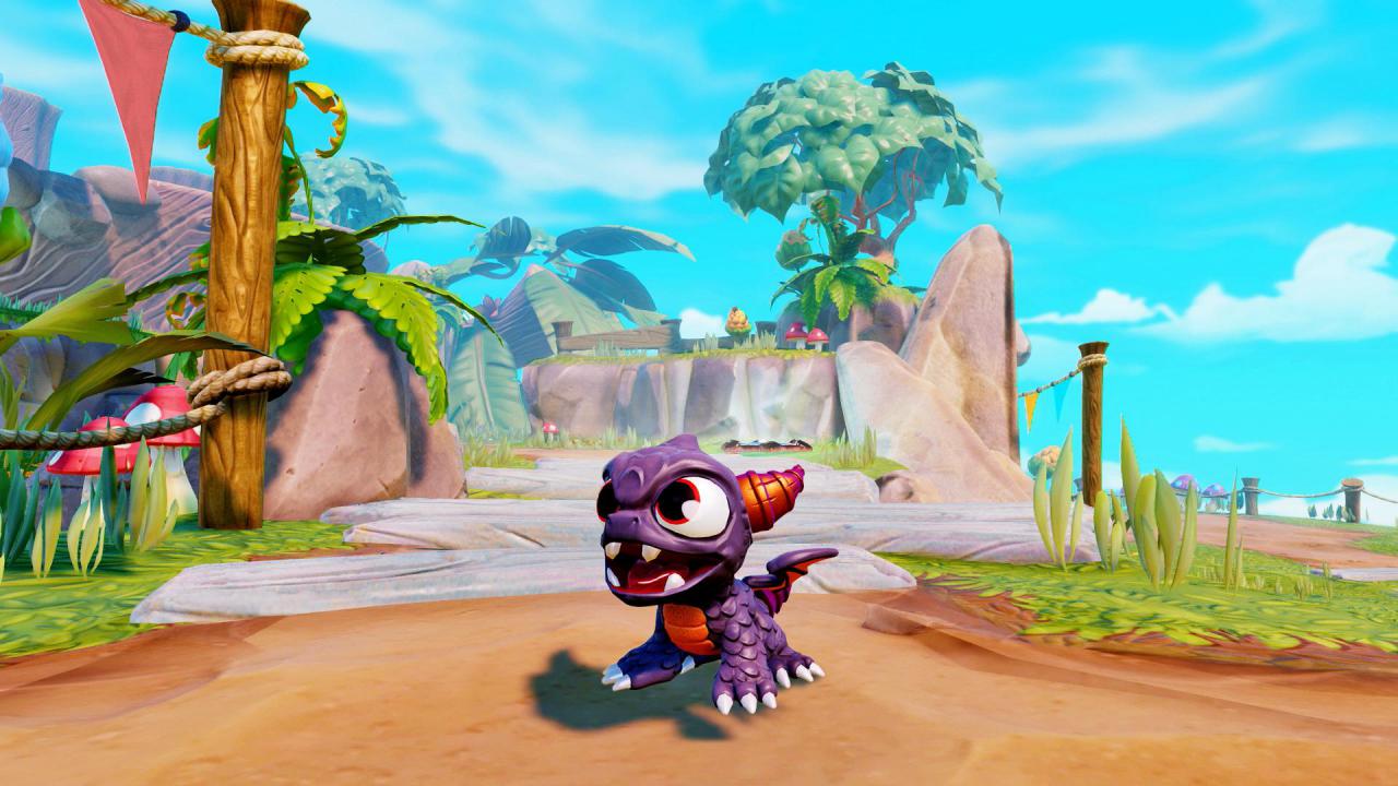 [19/01/2016] Spyro ist bereits ein niedlicher Drache, in seiner Babyform Spry kommt er in Skylanders aber endgültig beim Kindchenschema an.