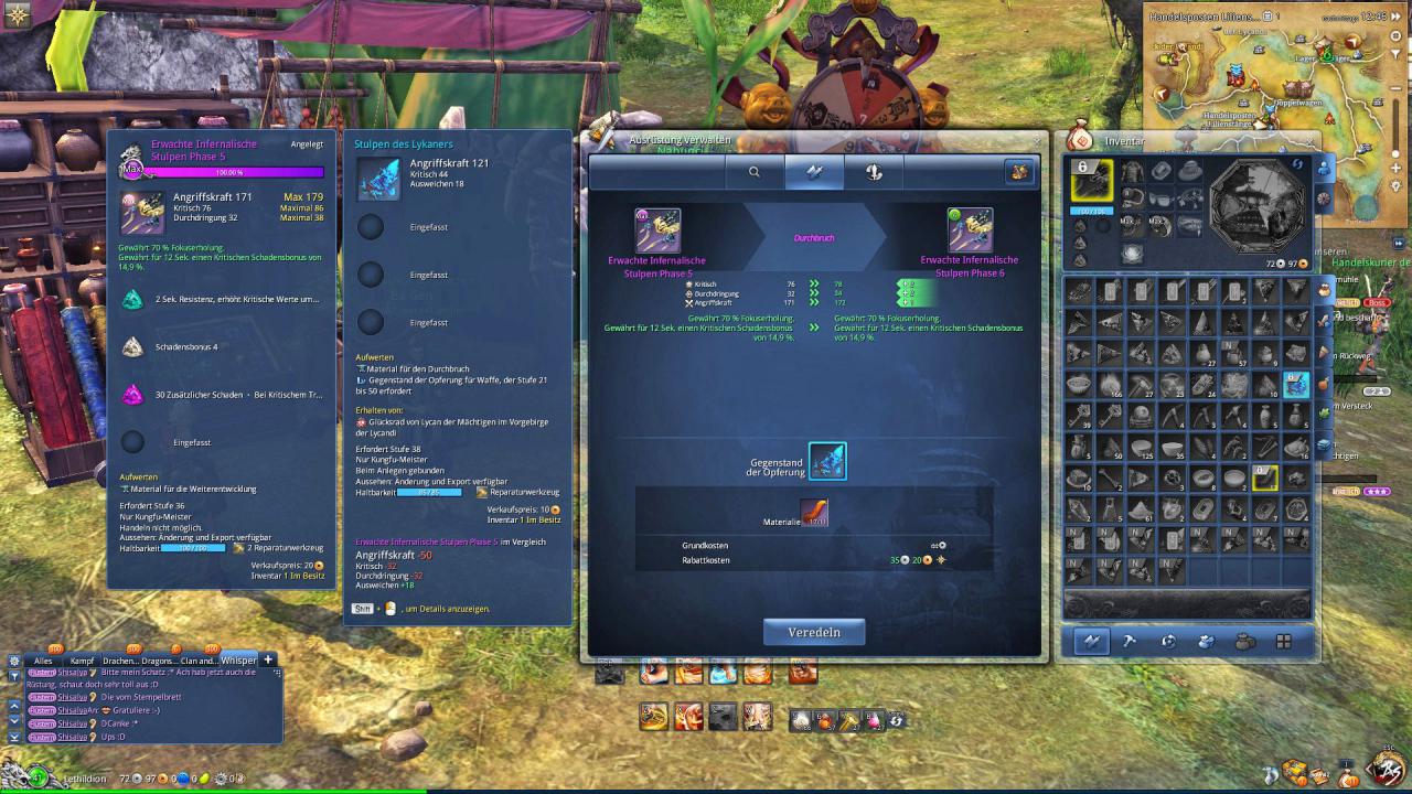 [11/02/2016] Die Hongmoon-Waffe begleitet euch bis zur maximalen Stufe, muss aber immer wieder aufgewertet werden, um die anderen Beutestücke zu überflügeln.