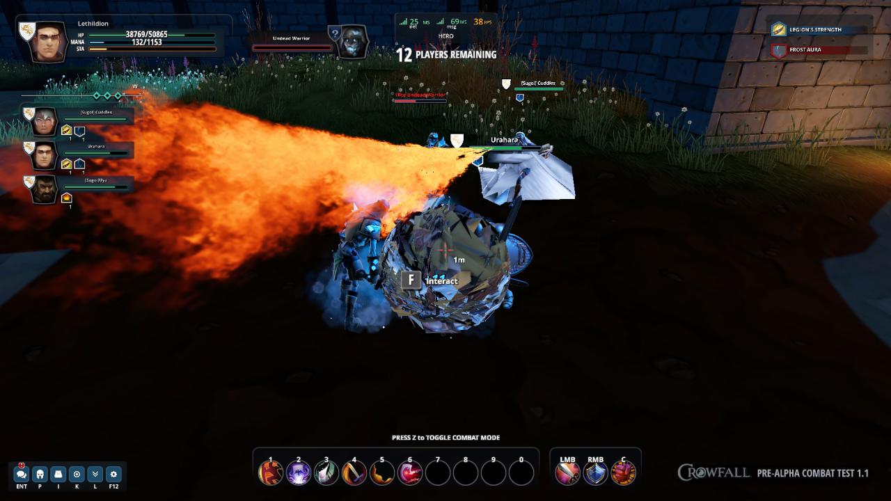 [09/02/2016] Alpha-Eindruck von Crowfall: Grafikfehler wie dieser waren in der Beta leider an der Tagesordnung.