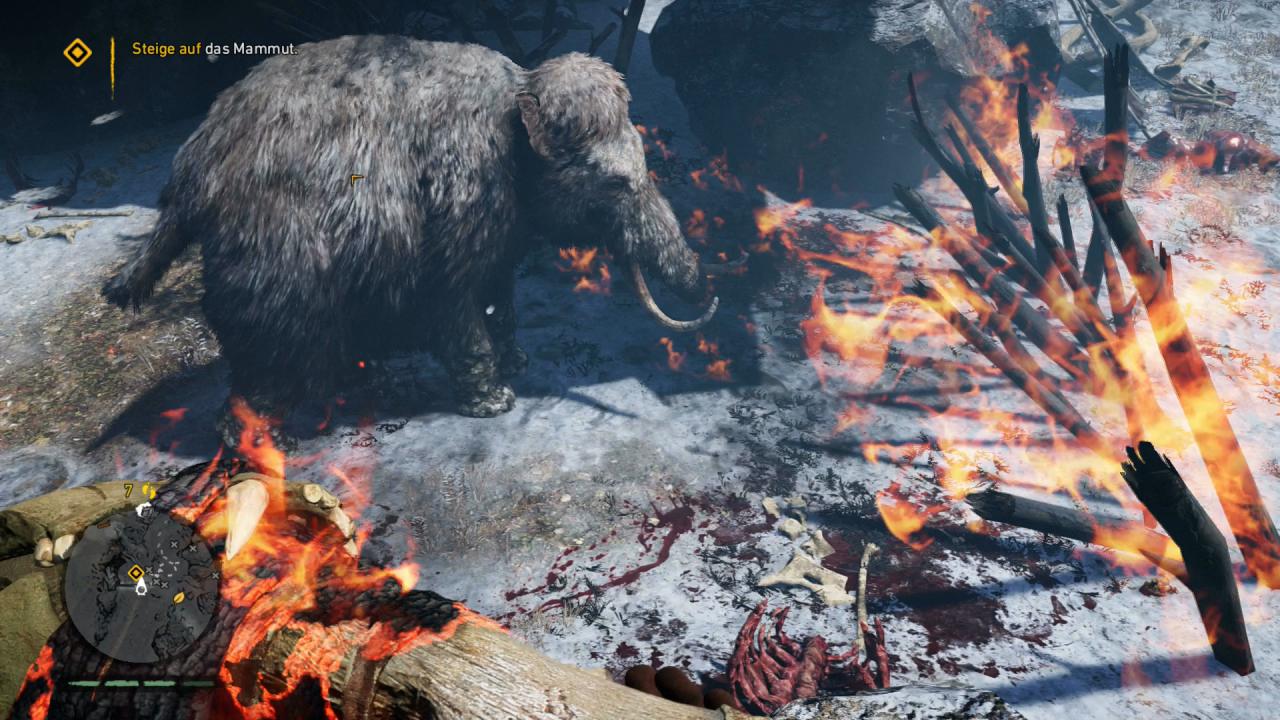 [22/02/2016] Anstatt auf Elefanten, nehmen wir diesmal auf Mammuts sowie auf dem Rücken einiger anderer Tiere Platz.