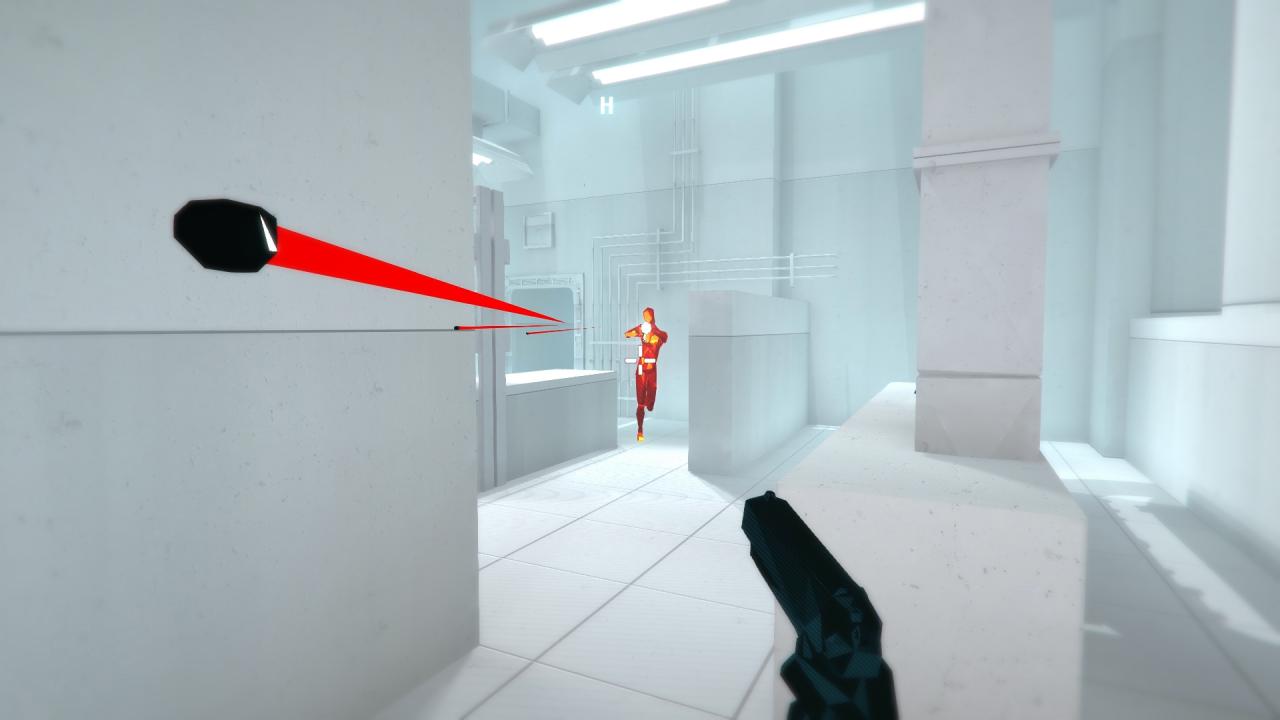 [25/02/2016] Solange ihr euch in Superhot nicht bewegt, befindet sich das Spiel in Zeitlupe.