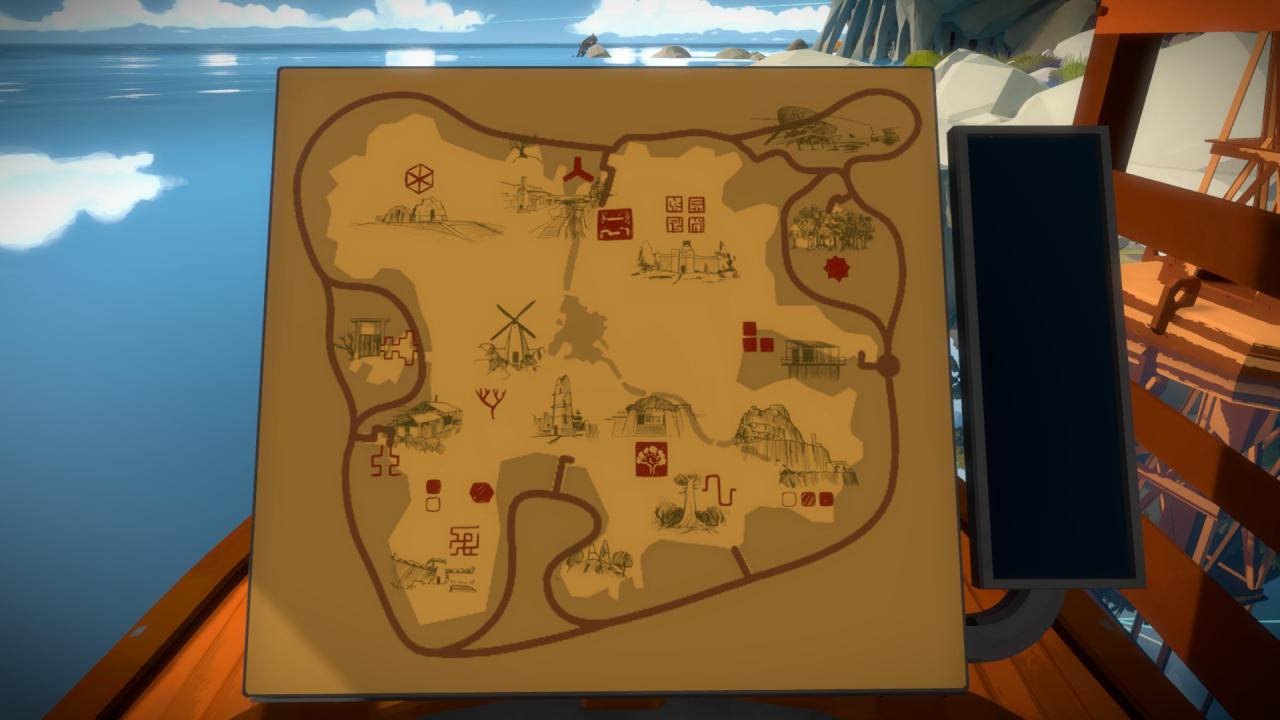[03/02/2016] Die Karte der Insel ist gut versteckt; The Witness hält sich nicht mit großen Erklärungen auf.