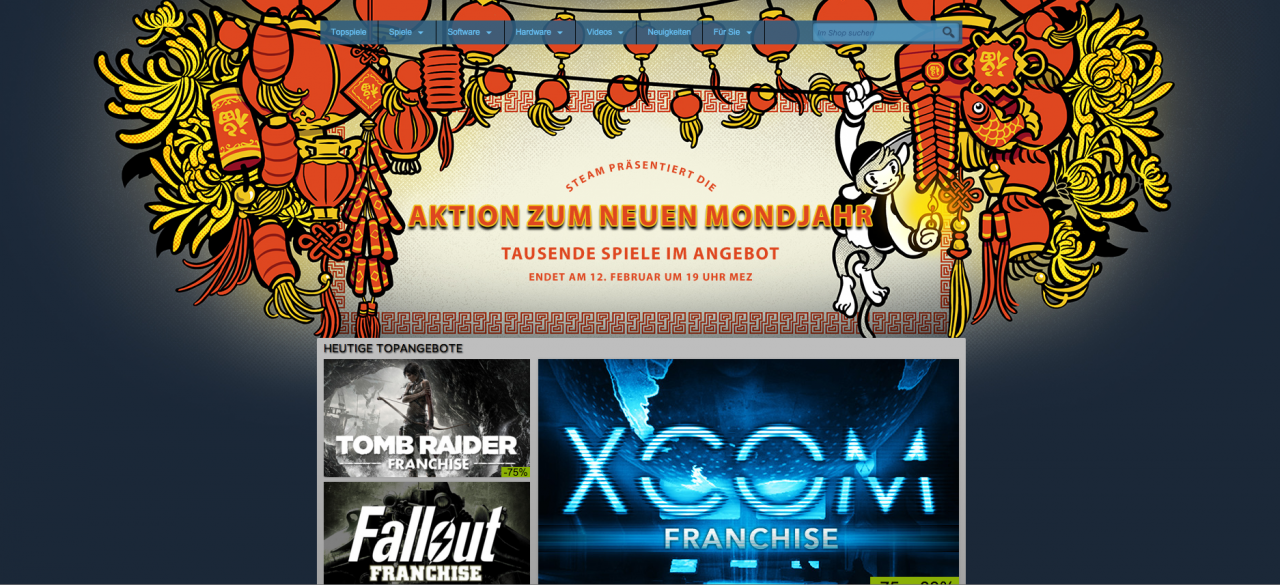 [06/02/2016] Sales, Sales, Sales - Vor einigen Jahren freuten sich die Spieler noch über Steam Sales. Inzwischen werden PC-Spiele immer und überall zu Sonderangeboten verschleudert. Und damit offenbaren sich die Nachteile der Generation 