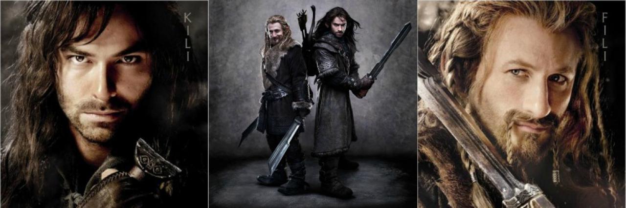 [11/03/2016] Kíli (Aidan Turner) und Fíli (Dean O'Gorman).