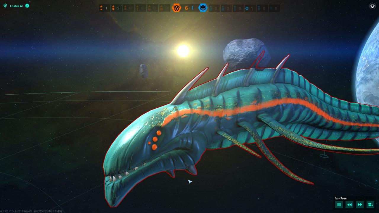 [02/03/2016] Die Kämpfe erinnern an Homeworld. Anders als in Relics Klassiker gibt es aber kein echtes 3D-Weltall.