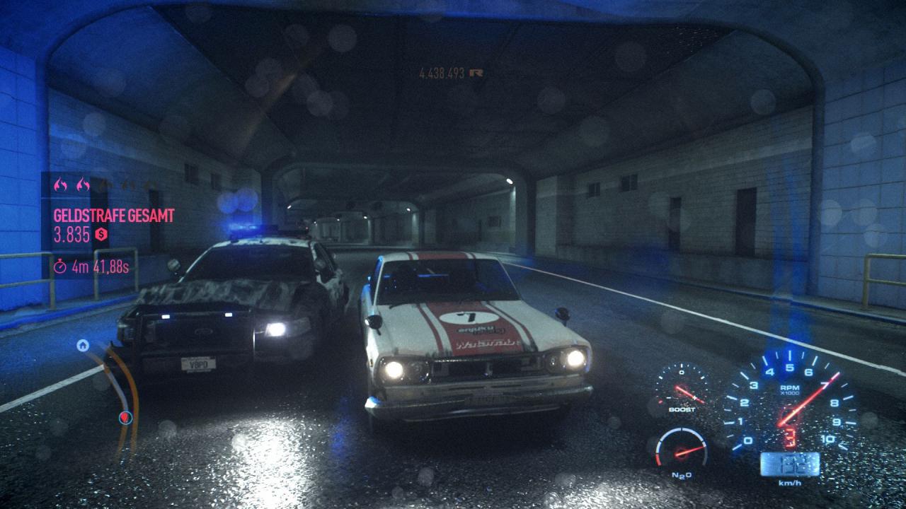 [09/03/2016] In Need for Speed ist es zu einfach, den Cops zu entkommen. Die Gesetzeshüter stellen keine echte Gefahr dar (PC).