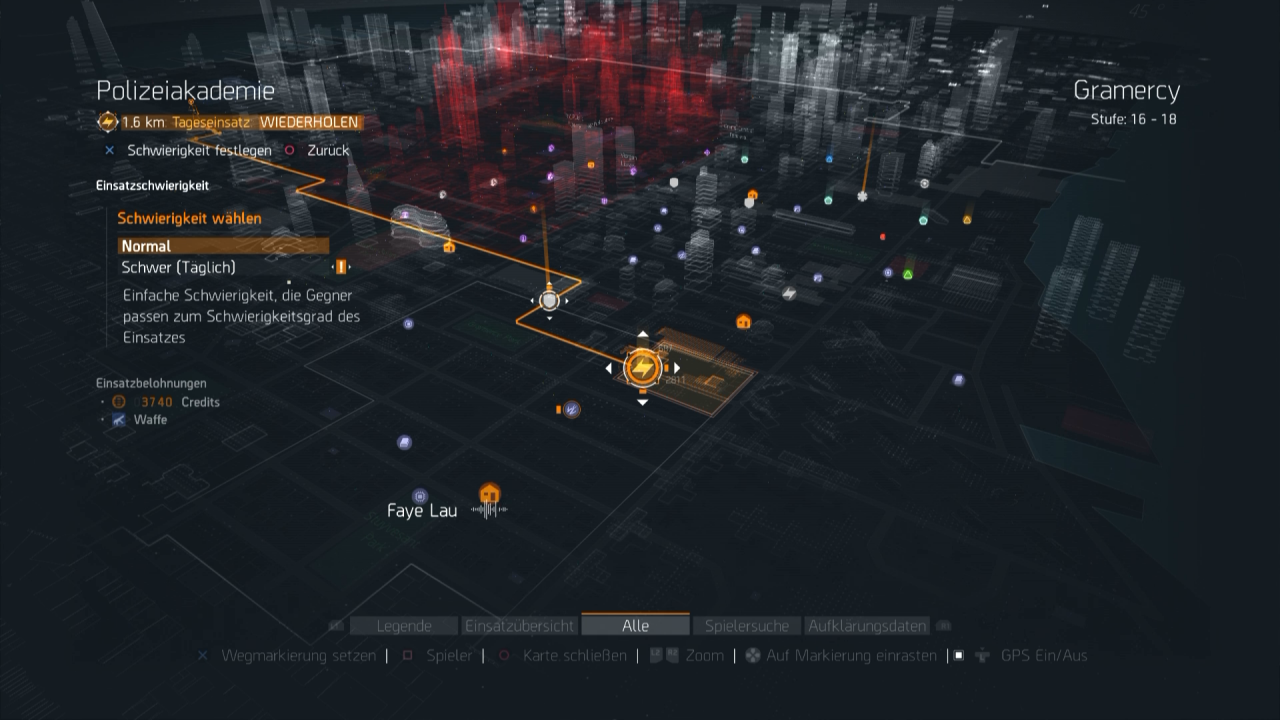 [14/03/2016] Absolviert tägliche Missionen in The Division und ihr erhaltet als Belohnung wertvolle Phoenix Credits. Täglich markierte Einsätze erkennt ihr in der Karte an der weißen Umrandung.