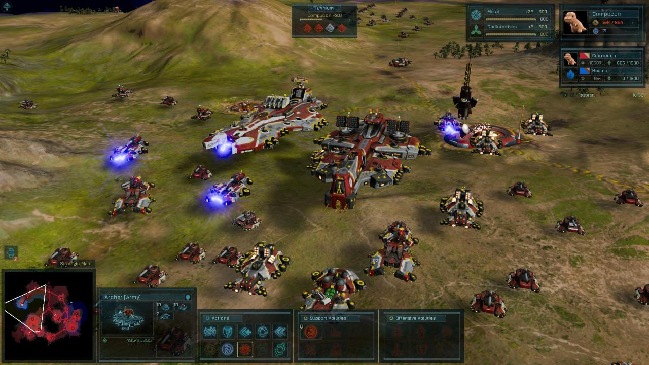 [11/04/2016] Dank freiem Zoom kann man auch die Details der Einheiten in Ashes of the Singularity betrachten.