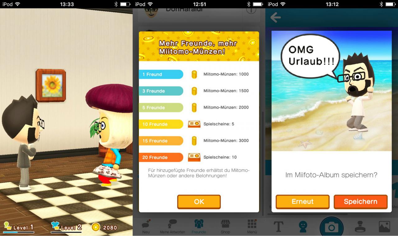 [01/04/2016] Miitomo: Ausführlicher Test zu Nintendos erster Smartphone-App (1)