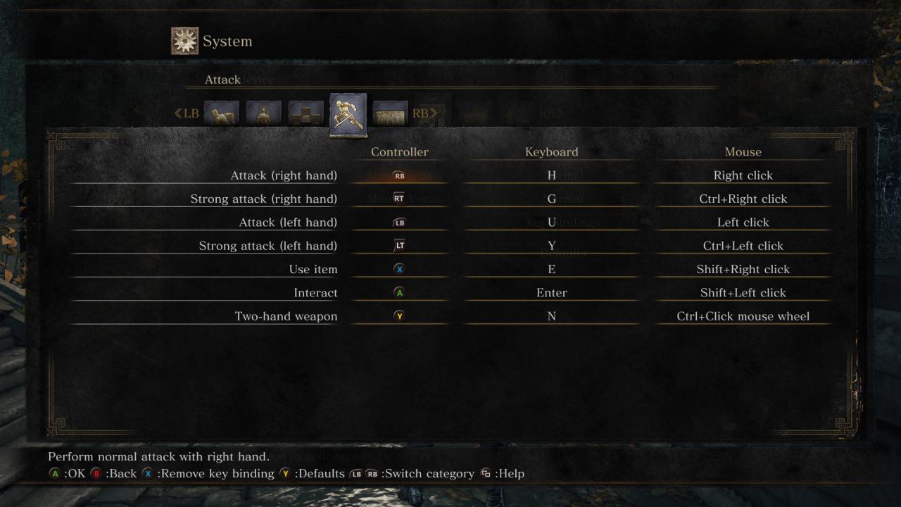 [05/04/2016] Die Tastenbelegung für Keyboard und Gamepad können Spieler in Dark Souls 3 ihren Wünschen entsprechend konfigurieren.
