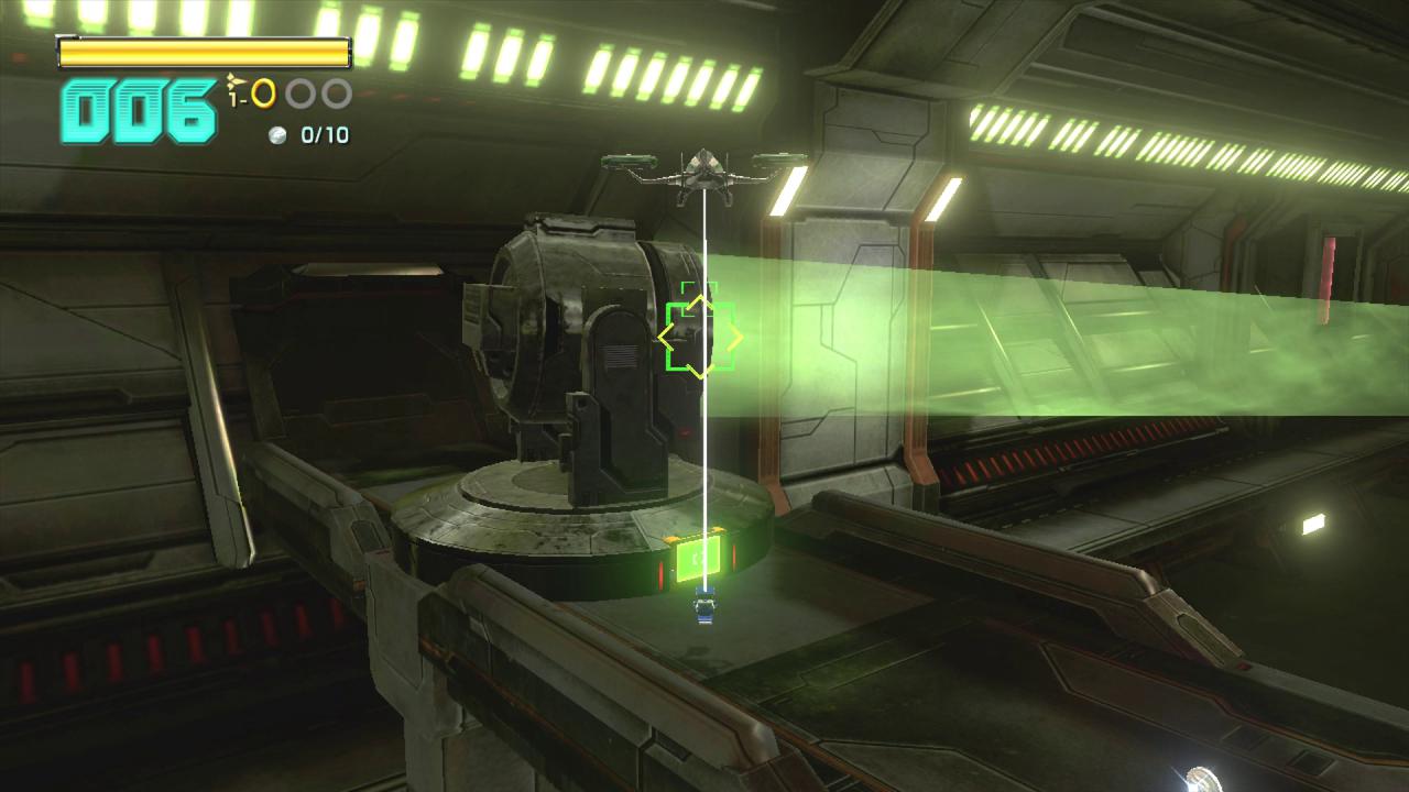 [20/04/2016] Eines der Downlights des Spiels: Die Abschnitte mit dem Direct-i-Roboter nehmen zu viel Tempo aus dem ansonsten sehr rasanten und flotten Spiel.