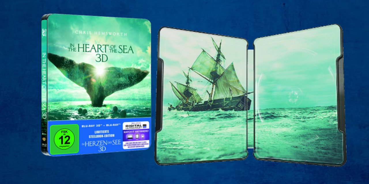 Ab nächster Woche (7. April) exklusiv bei Amazon: Das Steelbook zum Walfang-Drama 