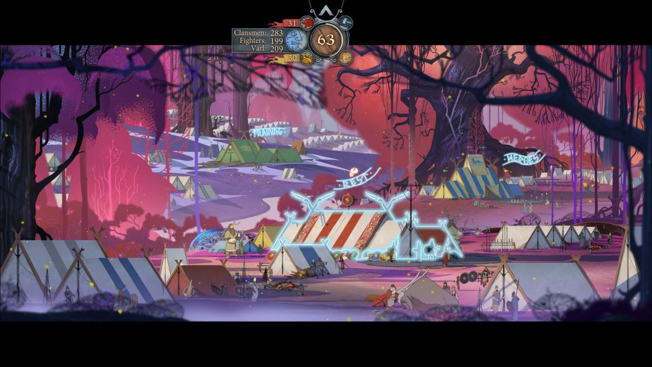 The Banner Saga 2 im Test: Lager