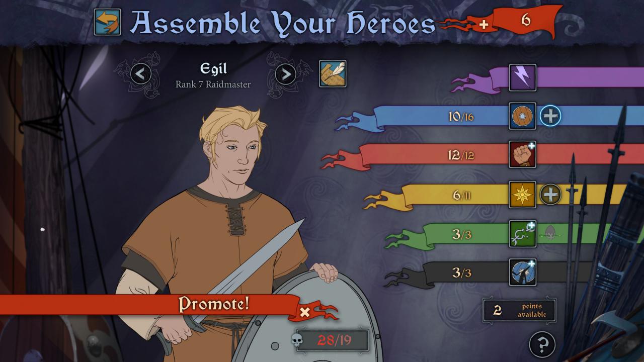 The Banner Saga 2 im Test: Charaktersystem