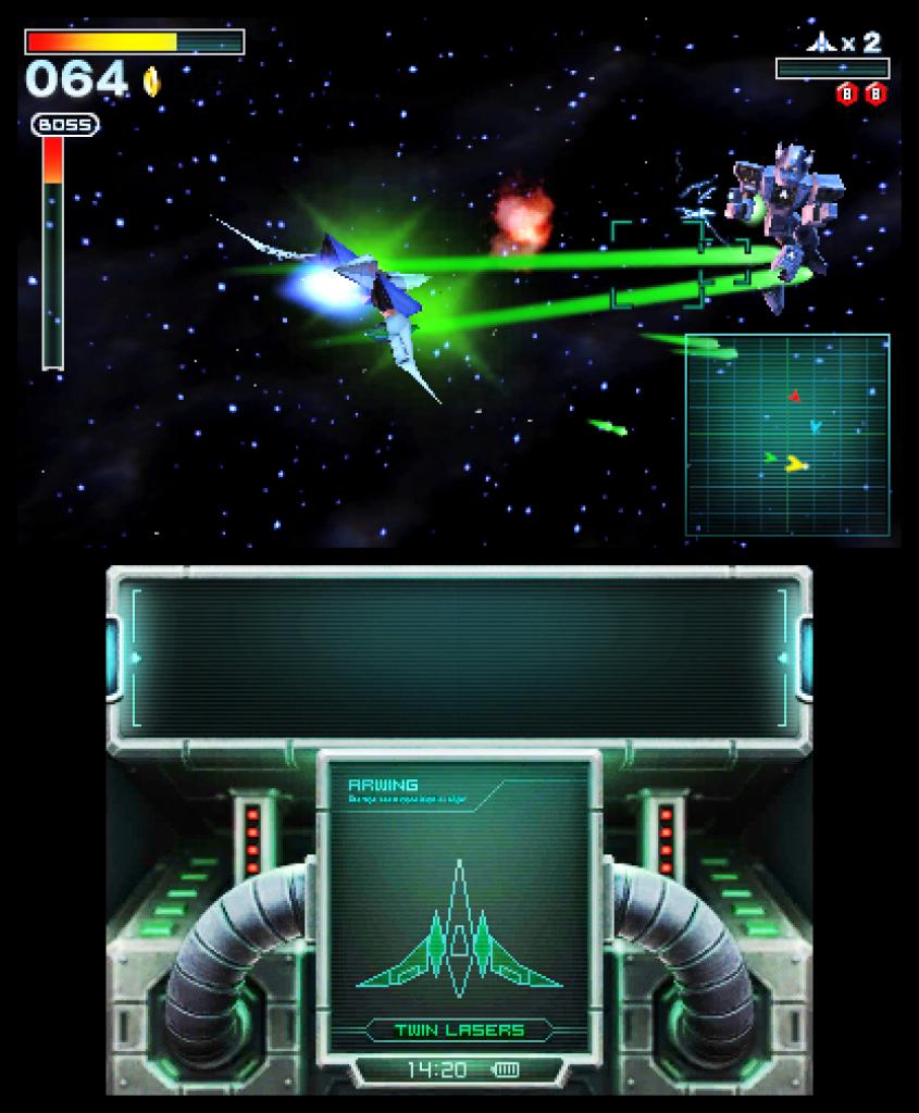 [22/04/2016] 2011 kehrte Fox ein weiteres Mal in die Weiten des umkämpften Handheld-Raumes zurück. Star Fox 64 3D war ein gelungenes Remake des N64-Originals.