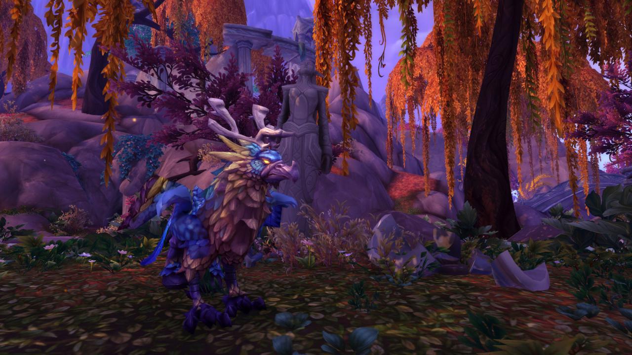 Die Elfen in der Mondwachenfestung haben ein Faible für Hippogryphen.