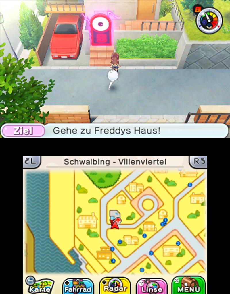 [21/04/2016] Vor manchen Missionen müsst ihr solche Tore passieren. Dies geht nur, wenn eure Yo-kai Watch den gleichen Rang hat.