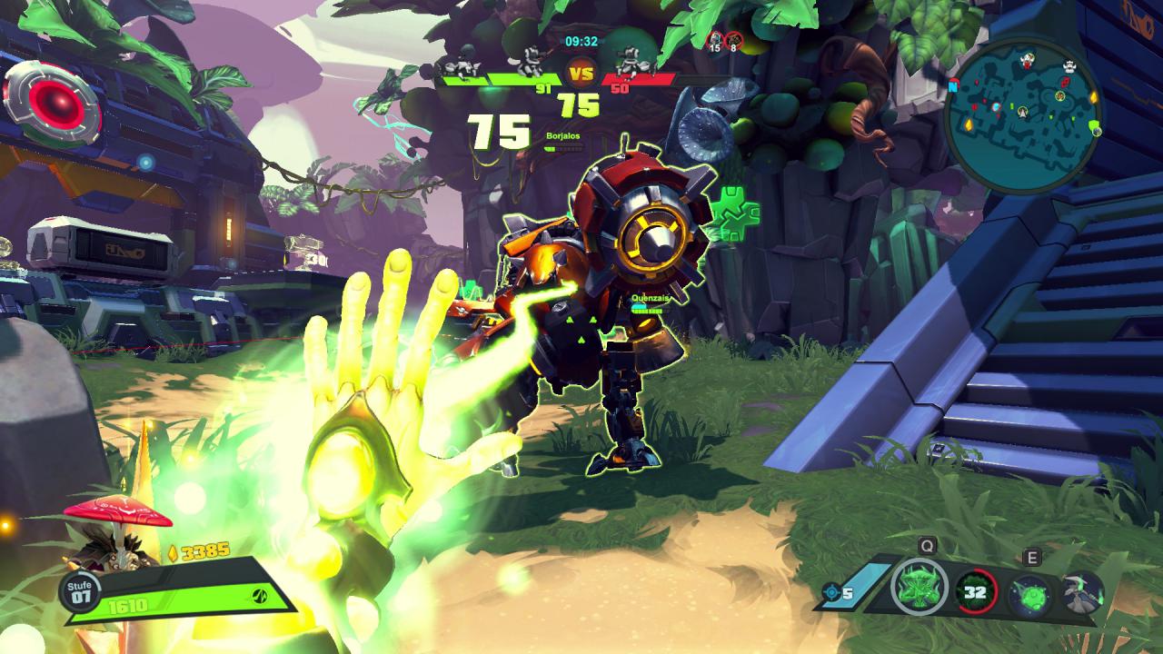 [10/05/2016] Battleborn im Test: Teamplay geht vor! Vor allem Support-Charaktere wie Miko sind im wahrsten Sinne des Wortes wichtig.