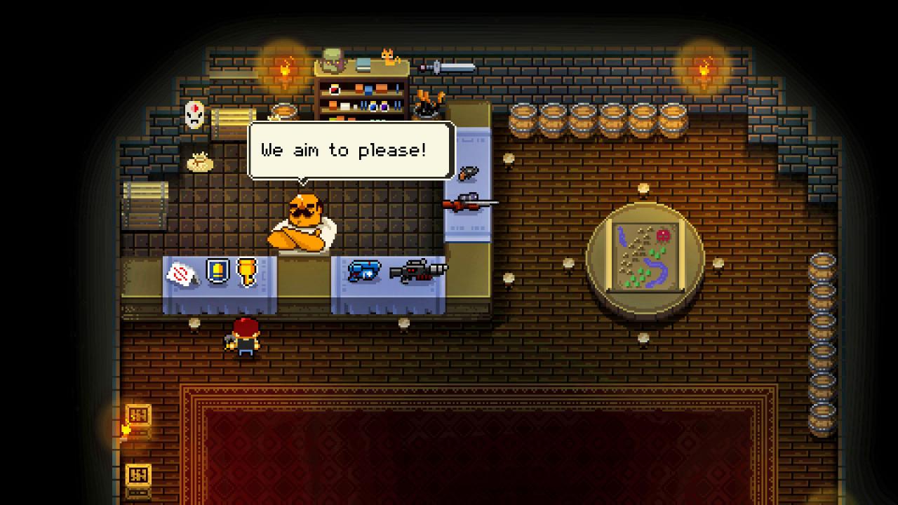 [25/05/2016] Enter the Gungeon bietet etliche erinnerungswürdige Charaktere: darunter einen durchgeknallten Waffenhändler und die knuffigen Patronen-Köpfe. Die sind so niedlich, dass Hersteller Devolver sie sogar als Plüschtier anbietet.
