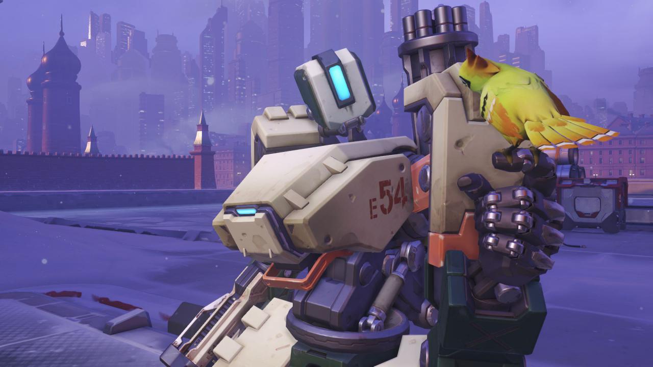Overwatch: Bastion mit Vogel
