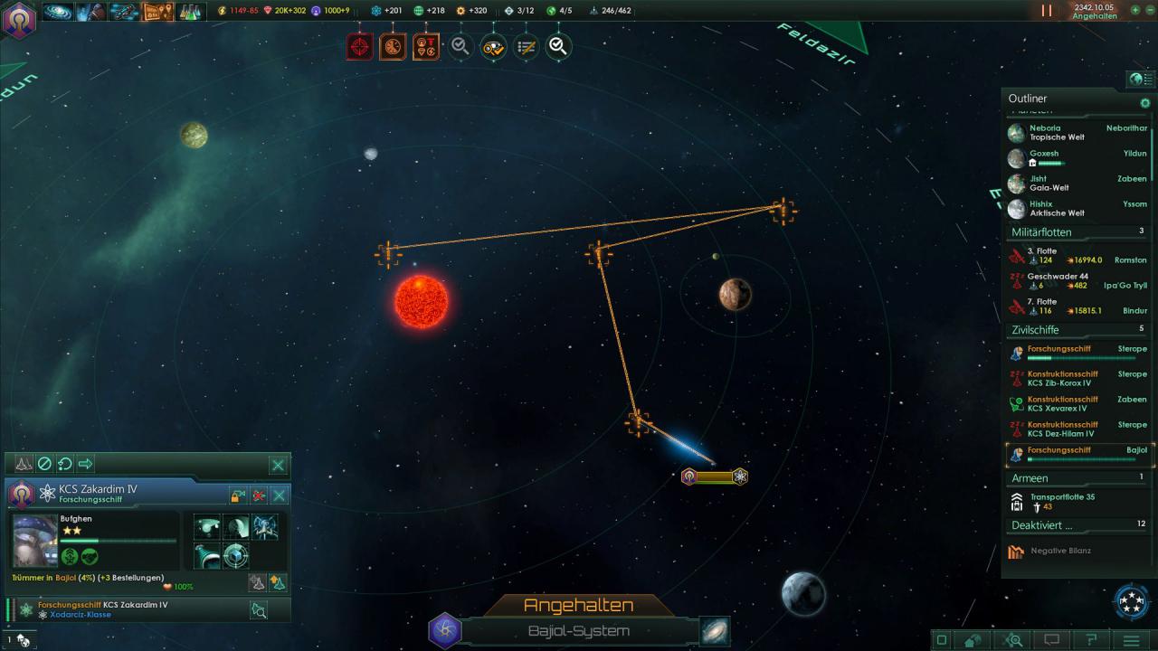 Stellaris Forschungsschiff