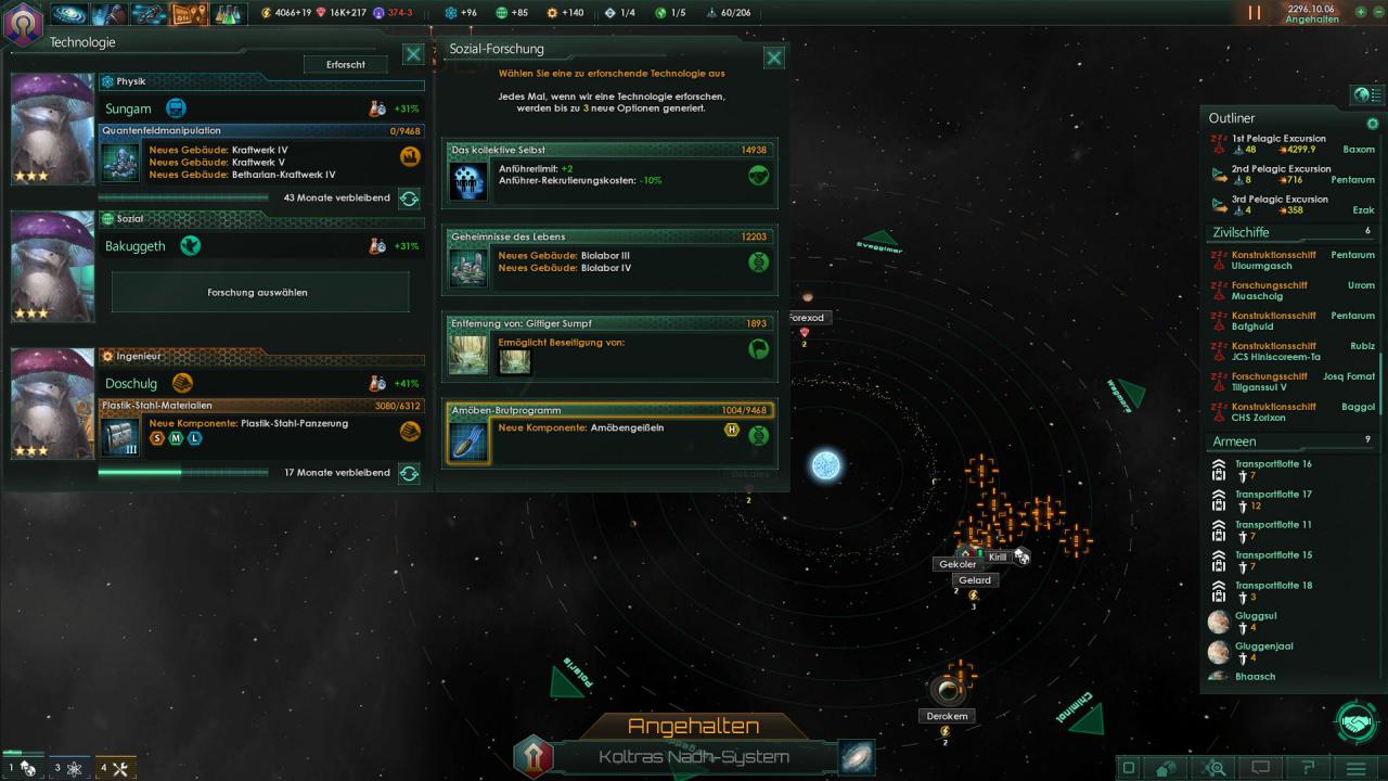 Stellaris Forschung