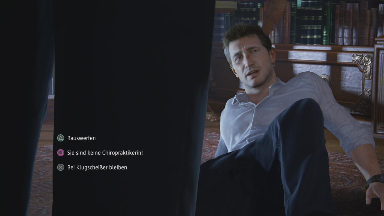 [10/05/2016] Dialogoptionen beeinflussen die Geschichte nicht.