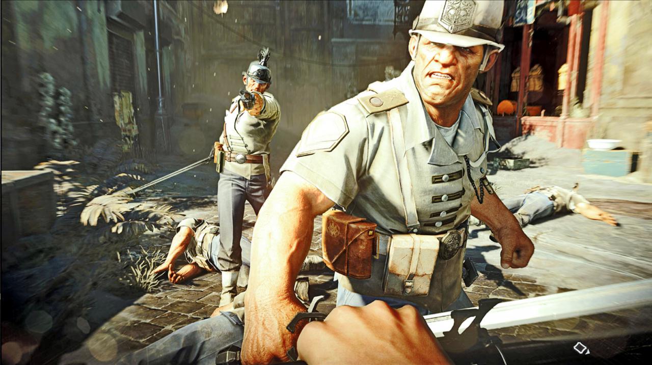 [10/05/2016] Bessere KI: Die Wachen verhalten sich in Dishonored 2 cleverer, flankieren uns und klettern uns nach.