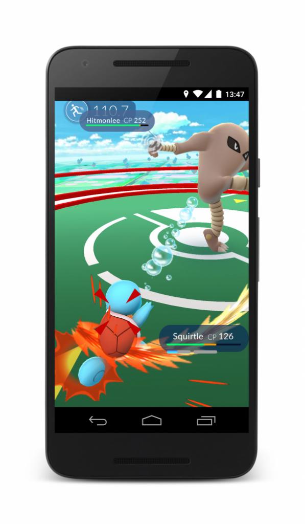 [23/06/2016] Schiggy und andere Pokémon können gegnerischen Attacken ausweichen, indem ihr auf dem Screen nach links und rechts wischt.