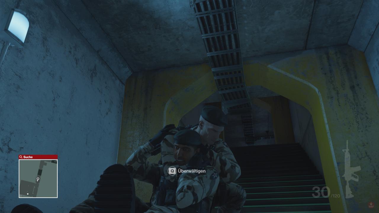 Agent 47 bei der Arbeit, Gegner möglichst unentdeckt aus dem Verkehr zu ziehen, das macht immer wieder Spaß.