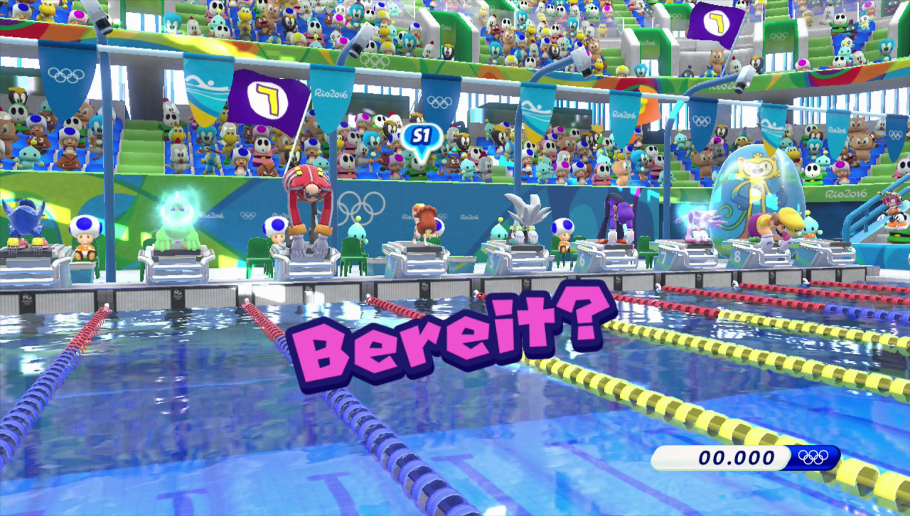 [23/06/2016] So, so - Dr. Robotnik, Wario und Waluigi sind sich wohl zu fein für einen Badeanzug, was? Die Jungs hechten sich lieber mit voller Montur ins Schwimmbecken.