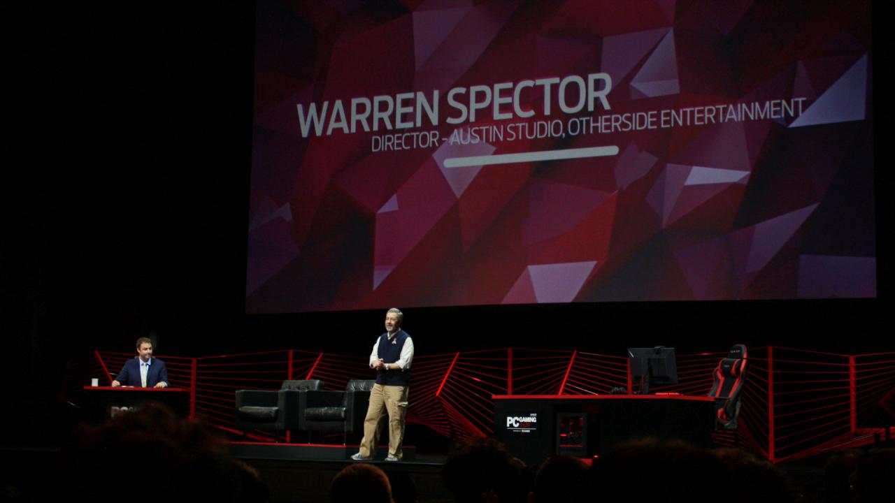 PC Gaming Show Warren Spector