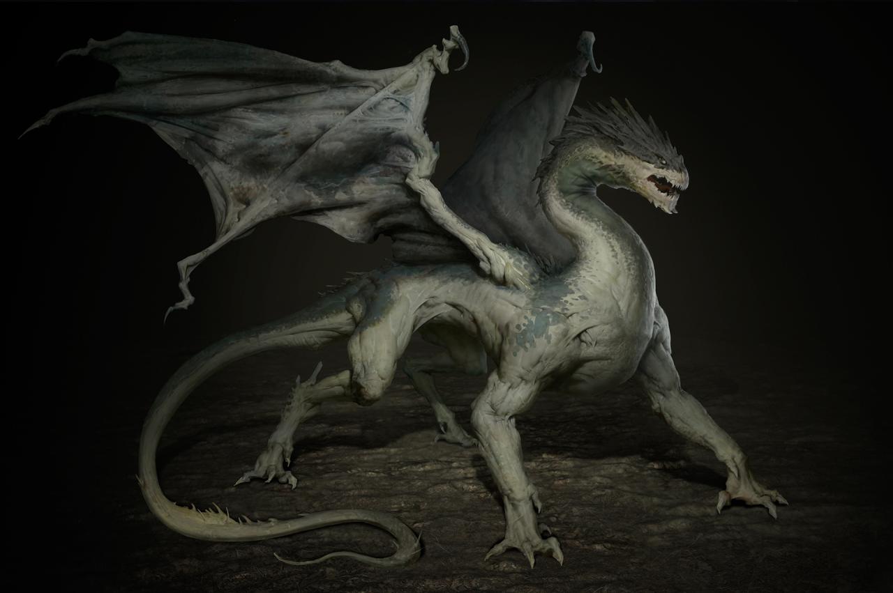 Drachen gehören zus Serie einfach mit dazu. Allerdings sind sie diesmal nicht so gesprächig, wie in den Vorgängern.