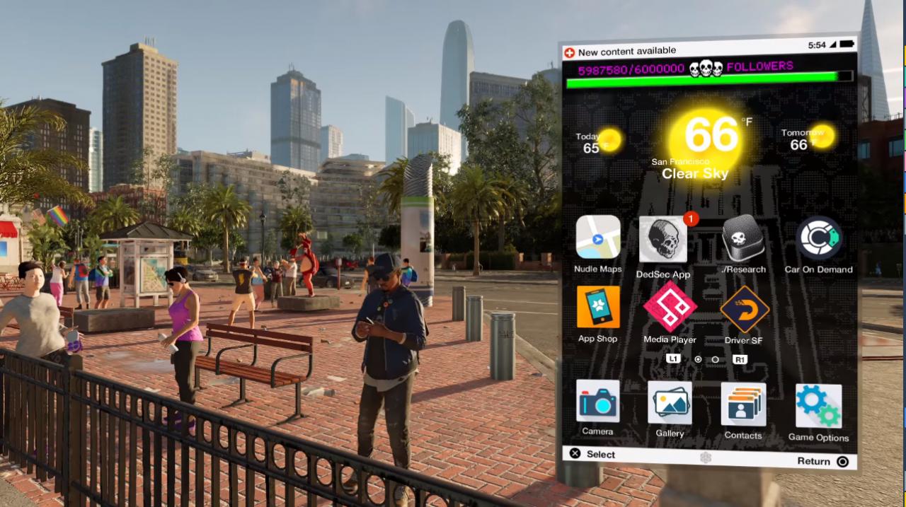 [09/06/2016] Das Smartphone ist in Watch Dogs 2 um neue Funktionen reicher.
