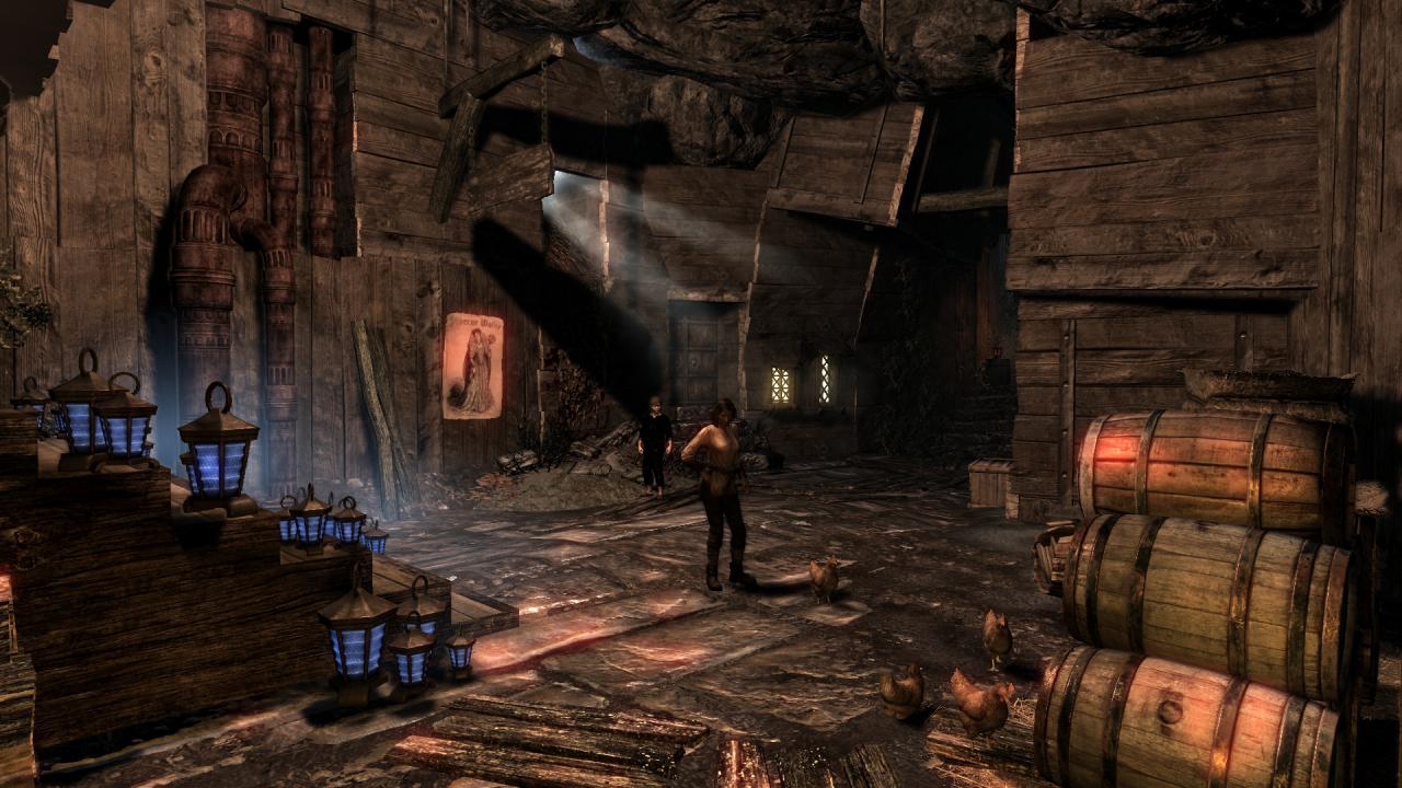 Die Unterstadt von Ark ist herrlich düster inszeniert.