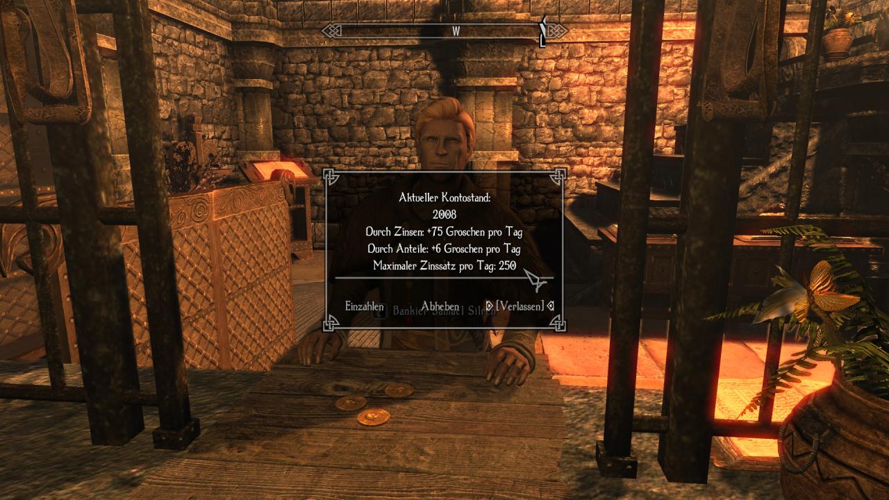 Gold kann man nie genug haben - legt euch daher ein Goldfach in der örtlichen Bank von Ark zu.