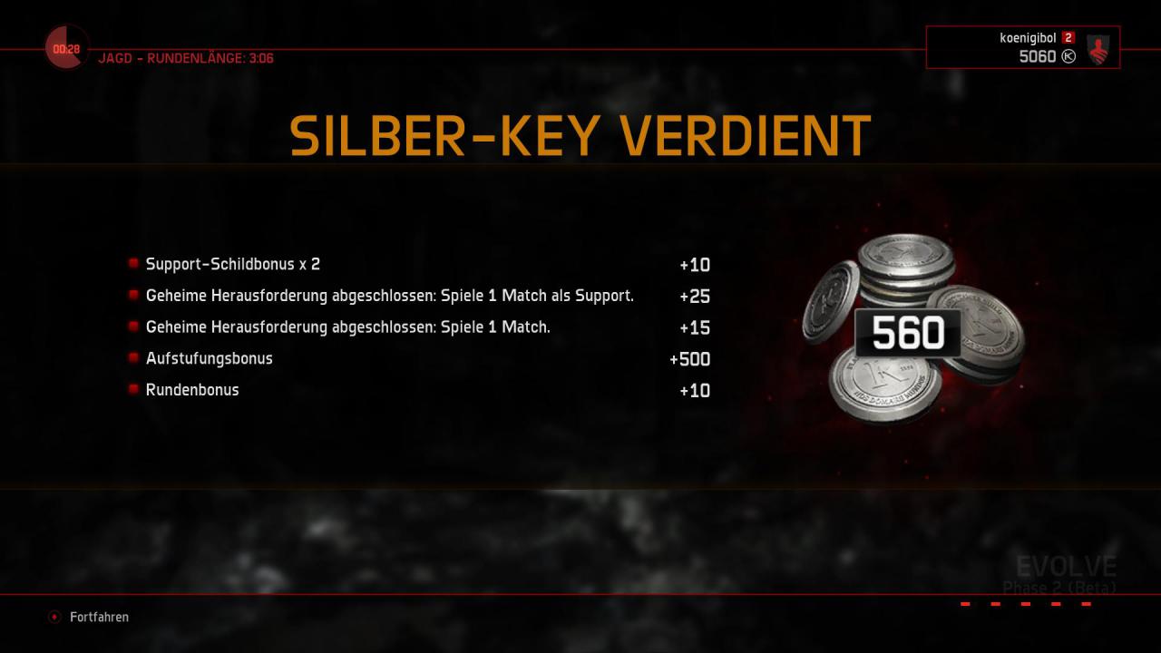 [11/07/2016] In der Beta-Version verdient man in den Partien so viele Credits, dass man für die Freischaltungen nicht immens lange braucht.