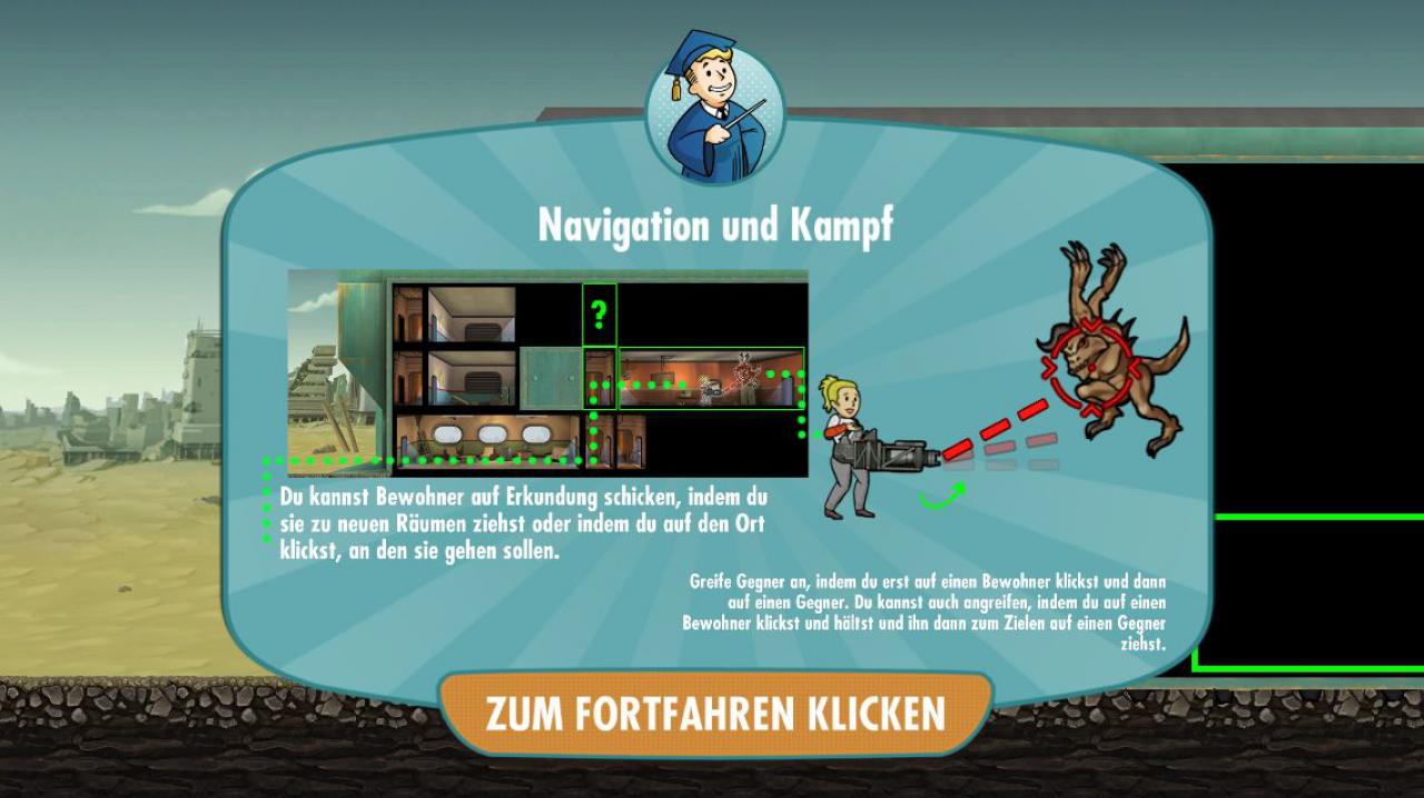 [19/07/2016] Fallout Shelter Tipps erklären euch, wie die Navigation funktioniert.