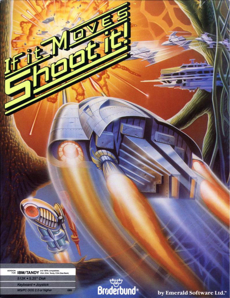 [04/07/2016] If it Moves, Shoot It! (1989, PC/Amiga):Wenn die Anleitung für ein Spiel versehentlich auf die Packung gedruckt wird, der Neudruck aber zu teuer wäre und man eh keinen besseren Namen hat.