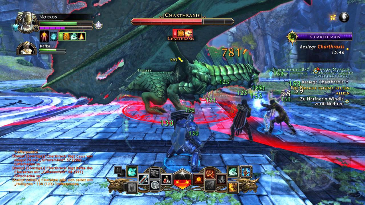 [28/07/2016] Schuppige Giganten: Endbosse wie Drache Charthraxis respawnen in regelmäßigen Abständen und wollen von zehn bis fünfzehn Spielern geknackt werden.