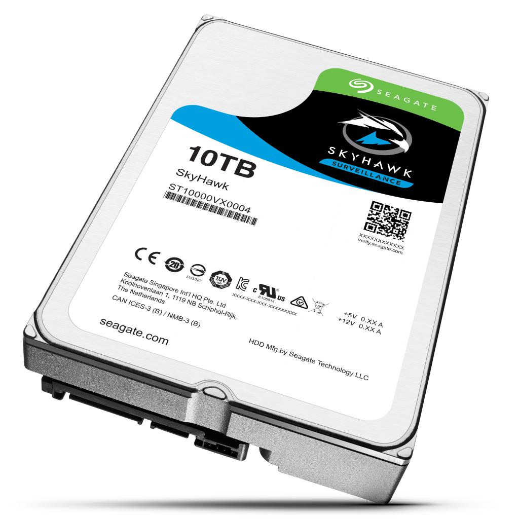 [21/07/2016] Die 6TB-Version der Seagate SkyHawk (im Bild 10TB) kostet ab etwa 165 Euro.