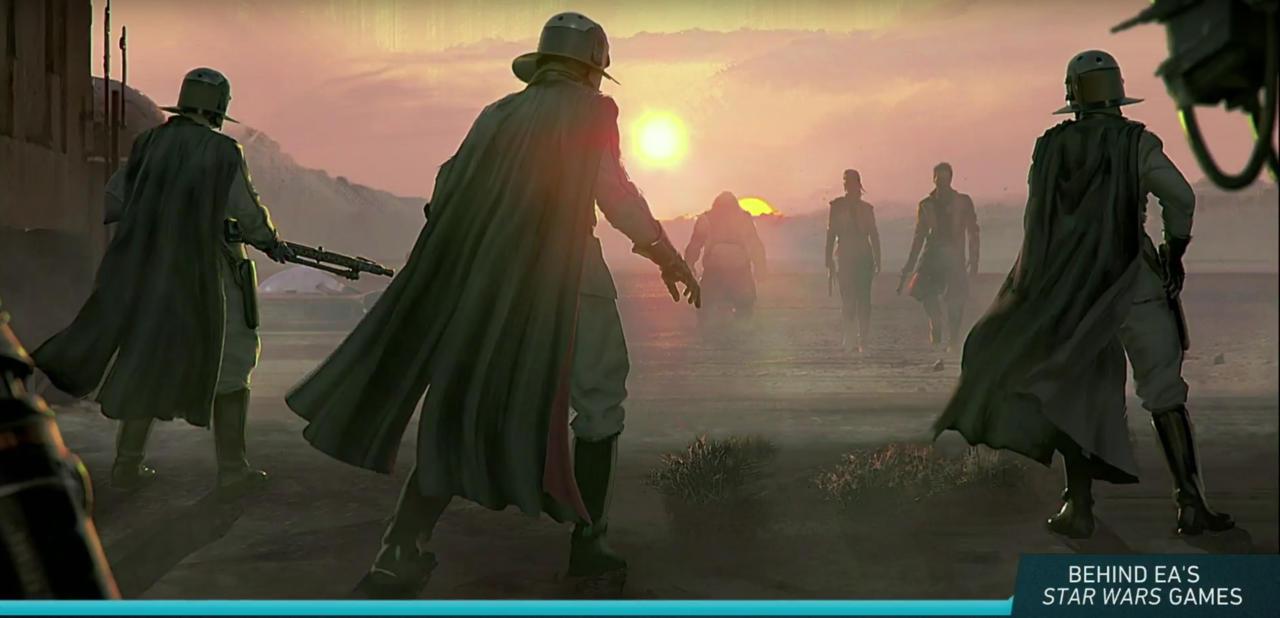In den wenigen Screenshots und Artworks von prject Ragtag kommt ordentlich Star-Wars-Feeling auf.