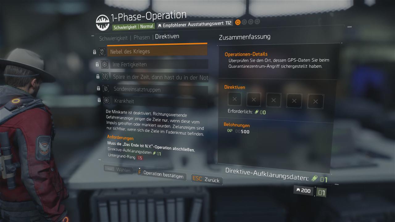 [01/07/2016] Die Direktiven machen die Missionen noch einmal schwieriger. Dafür bekommt ihr bessere Items.