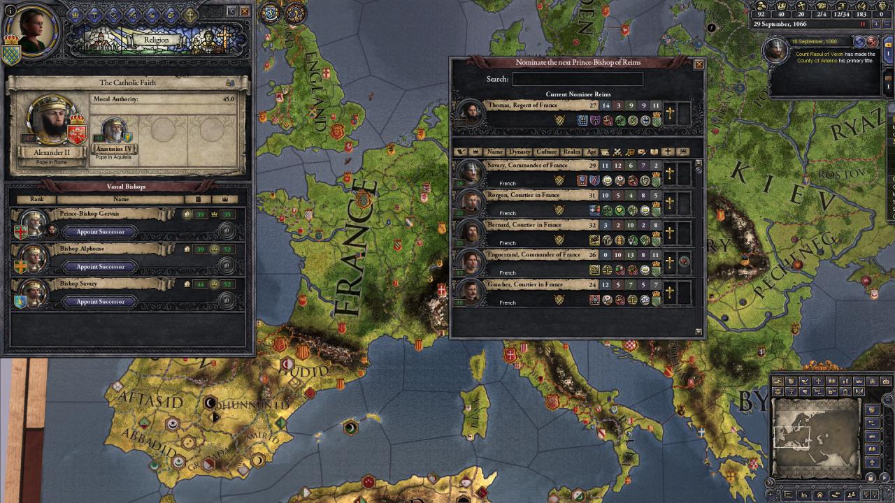 [20/07/2016] Mit Crusader Kings 2 stieß Paradox Interactive unverhofft auf Gold, das Spiel wird bis heute (vier Jahre nach Release!) munter durch Patches und DLCs erweitert.
